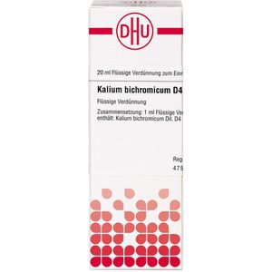 Kalium Bichromicum D 4 Dilution 20 ml