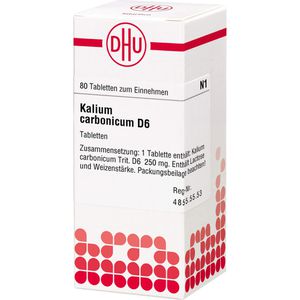 Kalium Carbonicum D 6 Tabletten 80 St