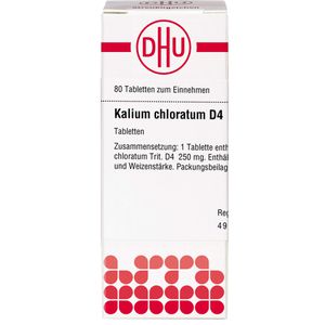 Kalium Chloratum D 4 Tabletten 80 St 80 St