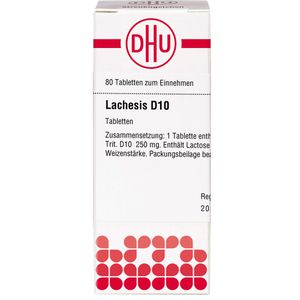 Lachesis D 10 Tabletten 80 St 80 St