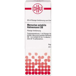 Mercurius Solubilis Hahnemanni D 8 Dilution 20 ml 20 ml