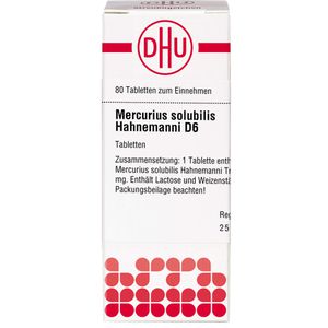 Mercurius Solubilis Hahnemanni D 6 Tabletten 80 St 80 St