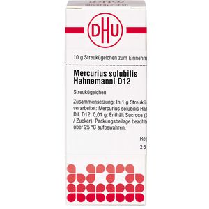 Mercurius Solubilis Hahnemanni D 12 Globuli 10 g 10 g