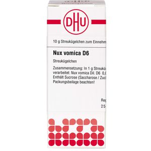 Nux Vomica D 6 Globuli 10 g