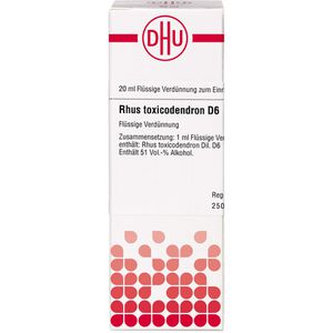 RHUS TOXICODENDRON D 6 Dilution