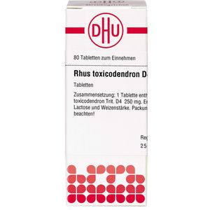 RHUS TOXICODENDRON D 4 Tabletten