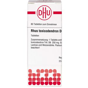 RHUS TOXICODENDRON D 6 Tabletten