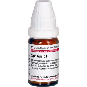Spongia D 4 Globuli 10 g