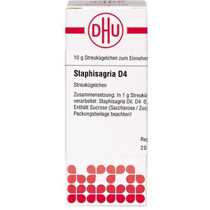 Staphisagria D 4 Globuli 10 g 10 g