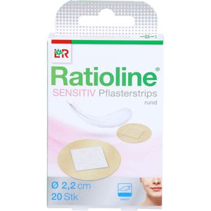 RATIOLINE sensitive Pflasterstrips rund