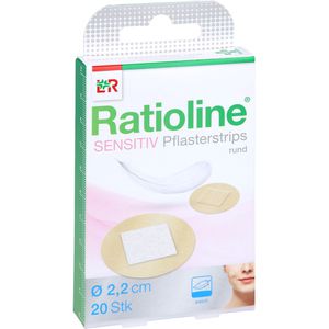 RATIOLINE sensitive Pflasterstrips rund