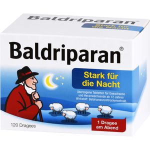 BALDRIPARAN Stark für die Nacht überzogene Tab.