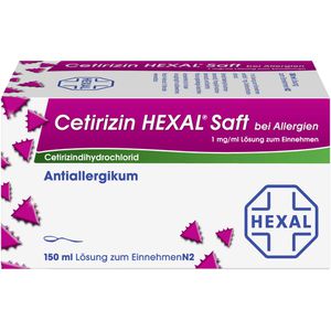 CETIRIZIN HEXAL Saft bei Allergien