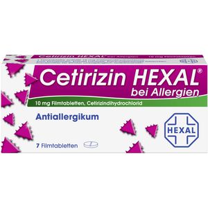 Cetirizin Hexal Filmtabletten bei Allergien 7 St 7 St