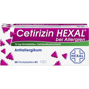 Cetirizin Hexal Filmtabletten bei Allergien 20 St 20 St