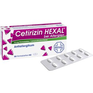 CETIRIZIN HEXAL Filmtabletten bei Allergien