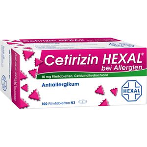 CETIRIZIN HEXAL Filmtabletten bei Allergien