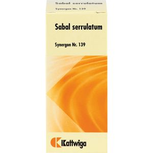 SYNERGON KOMPLEX 139 Sabal serrulatum Tropfen
