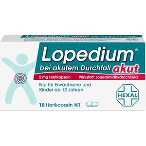 Lopedium akut bei akutem Durchfall Hartkapseln 10 St 10 St