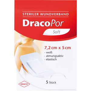 DRACOPOR Wundverband 5x7,2 cm steril