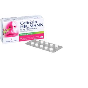 CETIRIZIN Heumann 10 mg Filmtabletten