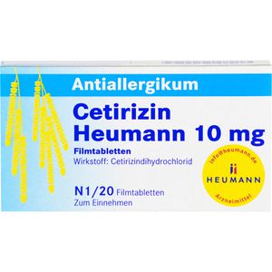 CETIRIZIN Heumann 10 mg Filmtabletten