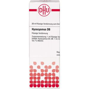 Hyoscyamus D 6 Dilution 20 ml 20 ml