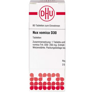 Nux Vomica D 30 Tabletten 80 St