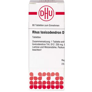 Rhus Toxicodendron D 12 Tabletten 80 St