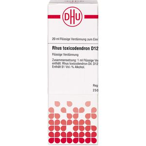 Rhus Toxicodendron D 12 Dilution 20 ml