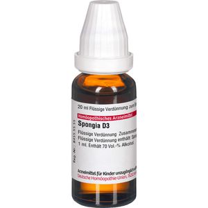 Spongia D 3 Dilution 20 ml