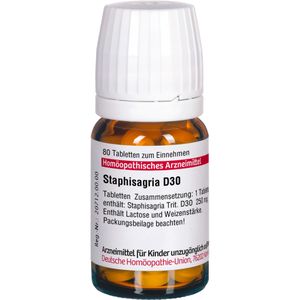 STAPHISAGRIA D 30 Tabletten