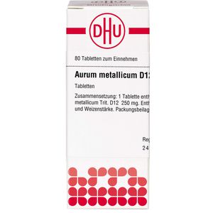 Aurum Metallicum D 12 Tabletten 80 St