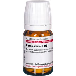 CARBO ANIMALIS D 6 Tabletten