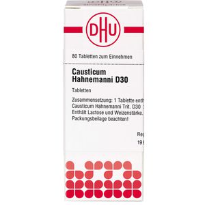 CAUSTICUM HAHNEMANNI D 30 Tabletten