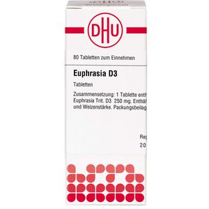 Euphrasia D 3 Tabletten 80 St