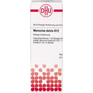Mercurius Dulcis D 12 Dilution 20 ml