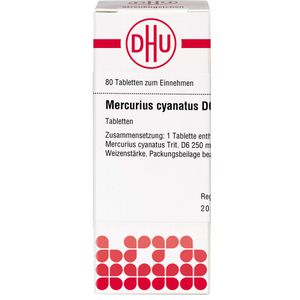 Mercurius Cyanatus D 6 Tabletten 80 St