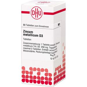 ZINCUM METALLICUM D 3 Tabletten