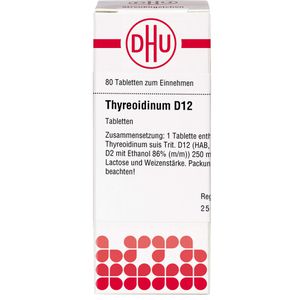 Thyreoidinum D 12 Tabletten 80 St