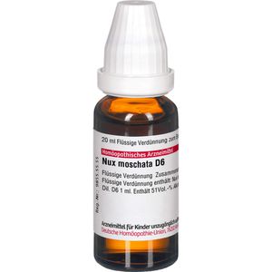 NUX MOSCHATA D 6 Dilution