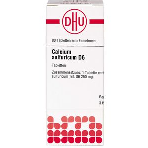 Calcium Sulfuricum D 6 Tabletten 80 St 80 St