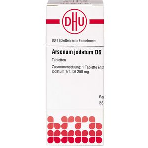 Arsenum Jodatum D 6 Tabletten 80 St 80 St