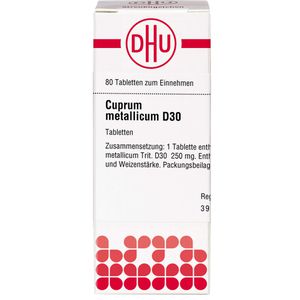 CUPRUM METALLICUM D 30 Tabletten