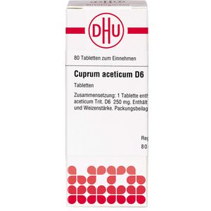 Cuprum Aceticum D 6 Tabletten 80 St 80 St
