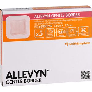 ALLEVYN Gentle Border 7,5x7,5 cm Schaumverb.