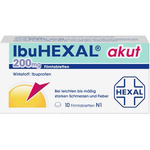 Ibuhexal akut 200 Filmtabletten 10 St