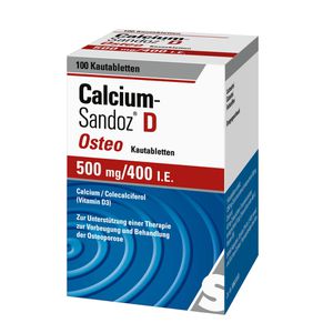 CALCIUM SANDOZ D Osteo 500 mg/400 I.E. Kautabl.