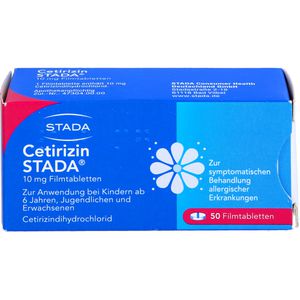 Cetirizin Stada 10 mg Filmtabletten 50 St 50 St
