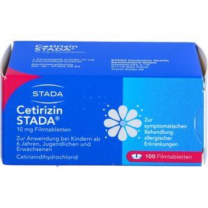 Cetirizin Stada 10 mg Filmtabletten 100 St